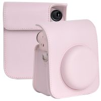 สำหรับ FUJIFILM Instax Mini 12เต็มรูปแบบกระเป๋ากล้องเคสหนังพร้อมสายคล้อง