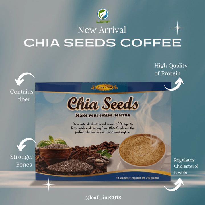 Chia Seeds Coffee 10x21g Lazada PH