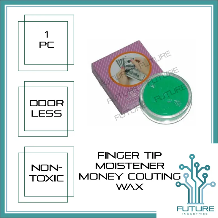 Fingertip Moistener Finger Tip Moistener Counting Money Wax Counter