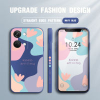 เคสป้องกันสำหรับ OnePlus Nord 3 5G เซลล์เคสโทรศัพท์ไม่สม่ำเสมอเคสโทรศัพท์ลายขอบสี่เหลี่ยมปลอกซิลิโคนน้ำคลุมทั้งหมดกล้อง