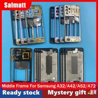 Salmatt กรอบกลางสำหรับ Samsung Galaxy A32 4G 5G A325 A326 A42 A426 A52 4G A525 A72 4G A725โครงหุ้มแชสซีรถบังคับของเล่นศูนย์กรอบโทรศัพท์ดั้งเดิม