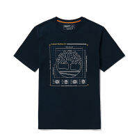 Timberlandd เสื้อยืดพิมพ์ลายสำหรับผู้ชาย,เสื้อคอกลมแขนสั้นลำลองสำหรับกลางแจ้งระบายอากาศสำหรับฤดูใบไม้ผลิและฤดูร้อนสินค้าใหม่ปี A2EMF