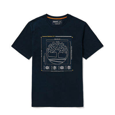 Timberlandd เสื้อยืดพิมพ์ลายสำหรับผู้ชาย,เสื้อคอกลมแขนสั้นลำลองสำหรับกลางแจ้งระบายอากาศสำหรับฤดูใบไม้ผลิและฤดูร้อนสินค้าใหม่ปี A2EMF