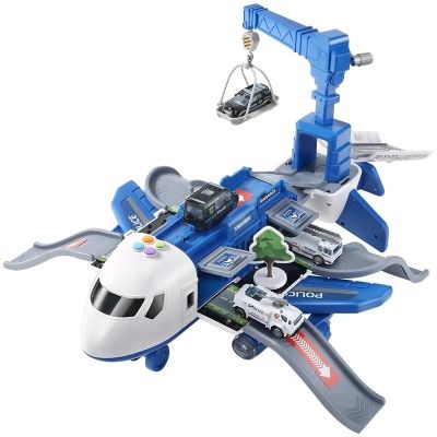 Kids Airplane Toys Simulation Inertia Car Toy Aircraft Music Stroy With Light Passenger Plane Toy Diecasts Kids Educational Toy