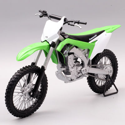 WELLY 1:10 Kawasaki KX250F รถจักรยานยนต์โลหะผสม Die-Casting Racing รถจักรยานยนต์รุ่นของเล่น Off-Road รถจักรยานยนต์ของเล่น Collection Gift