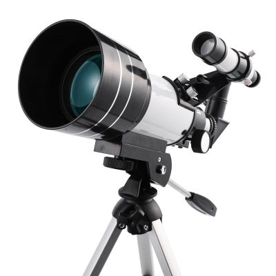 กล้องโทรทรรศน์ดาราศาสตร์แก้วออพติคอลความคมชัดสูง70มม. ซูม300150ระดับมืออาชีพ500000เมตร