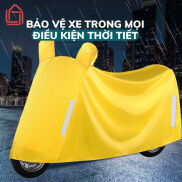 Bạt phủ xe máy che nắng, che mưa, chống bụi có bọc trùm gương