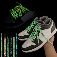 [HOT XJJKENG HOT] Safety Luminous Shoelaces Round Glow In The Dark Night Color Fluorescent Shoelace Sports Canvas Shoelaces Adult Work Shoelace