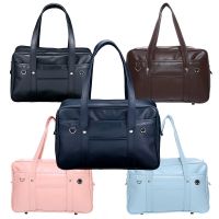 【cw】 School Student Messenger Handbag JK Commuter Pu Leather Bookbag ！