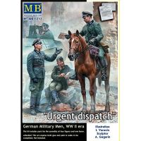 ฟิกเกอร์โมเดล Figure Model 1/35 Master Box MB35212 Urgent Dispatch. German Military Men, WW II era