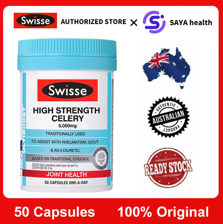 Swisse High Strength Celery 5000mg 50 Capsules Lazada
