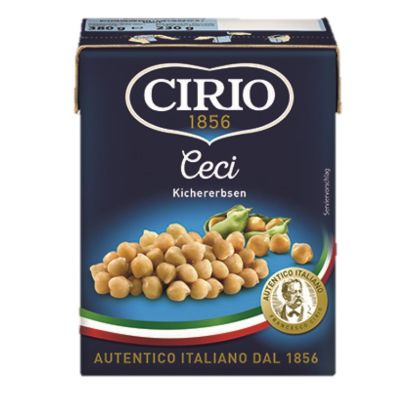 Premium import🔸( x 3) CIRIO Beans Box 380 g. ถั่วบรรจุกล่อง  Ceci [CI50]