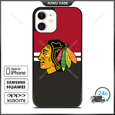 New Chicago Blackhawks Phone Case for iPhone 14 Pro Max / iPhone 13 Pro Max / iPhone 12 Pro Max / XS Max / Samsung Galaxy Note 10 Plus / S22 Ultra / S21 Plus Anti-fall Protective Case Cover