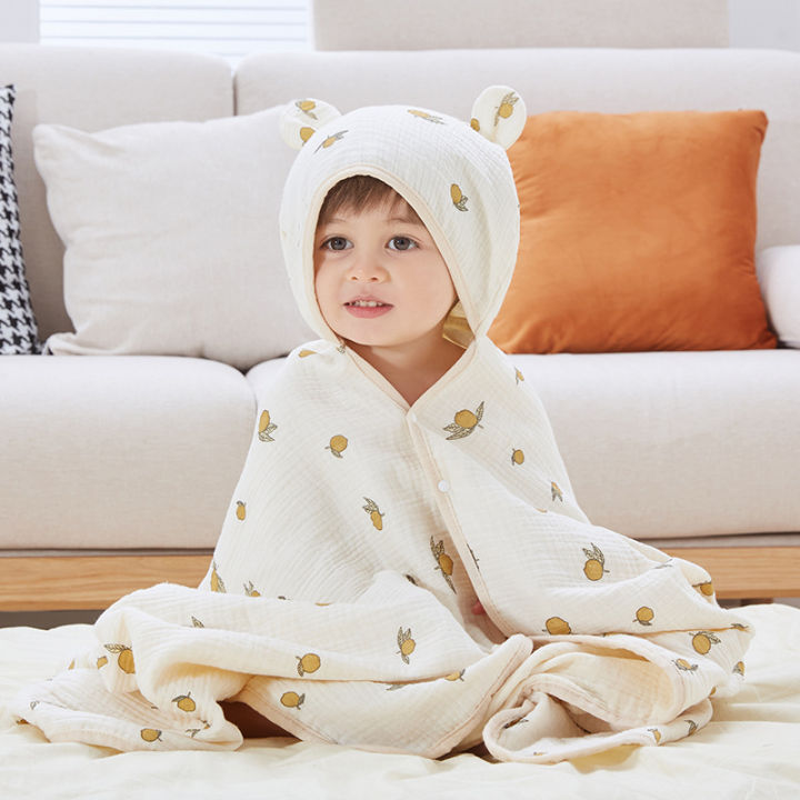 bear-print-baby-bath-towel-girl-boy-muslin-cotton-baby-towel-newborn-with-hood-4-layers-infant-towels-blanket-newborn-bathrobe