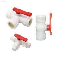 ⊙□❖ 20/25/32/40/50/63mm Water Pipe Tee Coupler Plastic Ball Valve 3-Way Quick Connector T-Type PVC PE Fast Connection 1pcs