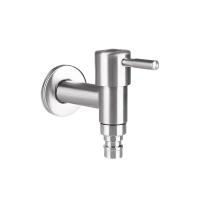 ก๊อกบอลสนาม FLUSSO 1/2 นิ้ว สีเงินBALL TAP FLUSSO ROCKY 1/2" SILVER **มีบริการชำระเงินปลายทาง**