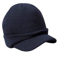 【YD】 New Mens Warm Knitted Hat With Peak size