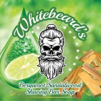 Whitebeards Bergamot Sandalwood Premium Shaving Cream Bar