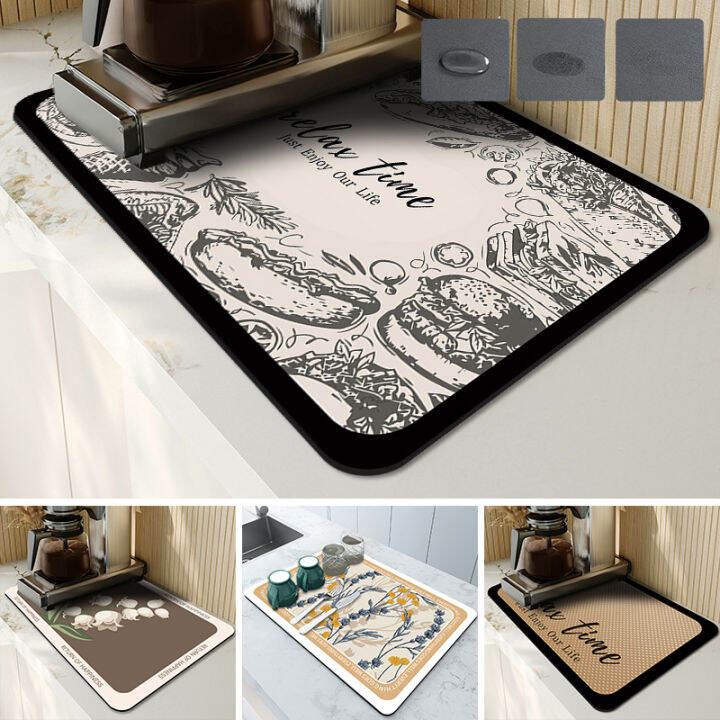 diatom-mud-dish-drying-mat-super-ดูดซับพรมห้องครัว-anti-slip-placemat-สำหรับห้องครัวท่อระบายน้ำ-pad-กาแฟพรมพรมห้องน้ำ-mats