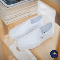 [ของแท้ ส่งฟรี จากไทย] VANS CLASSIC SLIP-ON TRUE WHITE