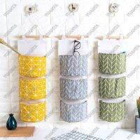 YUANTA ที่แขวนของ 3 ช่อง กระเป๋าแขวน Cloth Wall Storage, 3 Compartment Hanging Bag