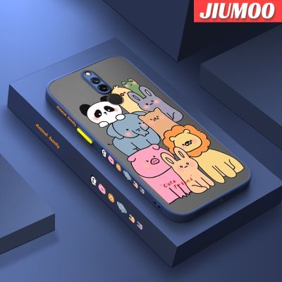 เคส JIUMOO สำหรับ Xiaomi Redmi 8 8A 8A Pro เคสการ์ตูนน่ารักลายสัตว์เพื่อนแฟชั่นบางฝ้ากันกระแทกเคสดีไซน์ใหม่ซิลิโคนแข็งคลุมทั้งหมดเคสป้องกันเลนส์กล้อง