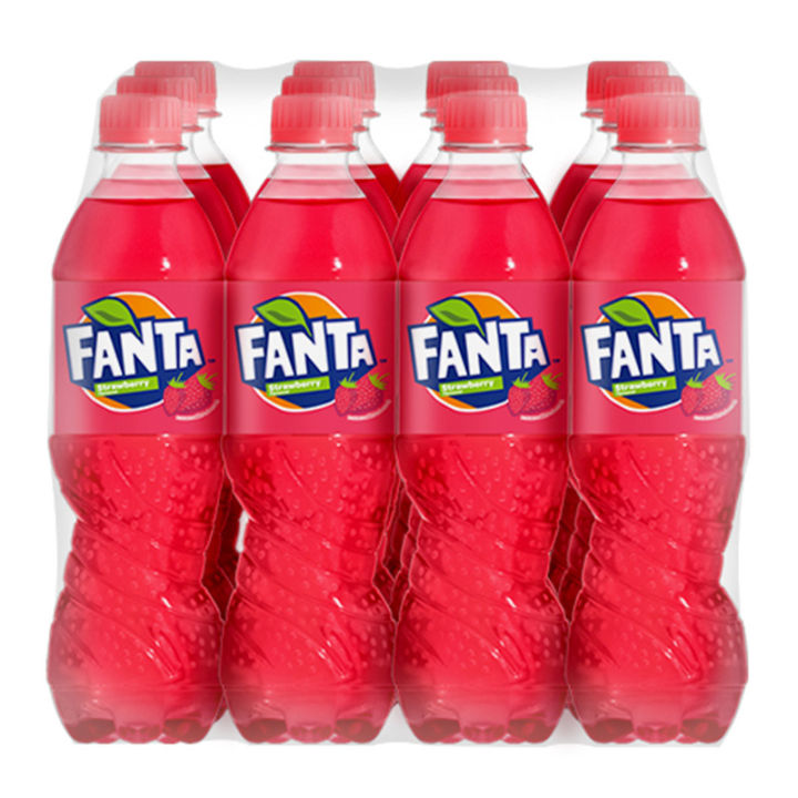 สินค้ามาใหม่-แฟนต้า-น้ำอัดลม-กลิ่นสตรอเบอร์รี่-330-มล-แพ็ค-12-ขวด-fanta-soft-drink-strawberry-330-ml-x-12-bottles-ล็อตใหม่มาล่าสุด-สินค้าสด-มีเก็บเงินปลายทาง