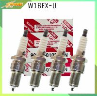 หัวเทียน โตโยต้า W16EXR-U (หัวใหญ่) แท้  (1ชุด4หัว) หัวเทียน ธรรมดา (สินค้าแท้ 100% )