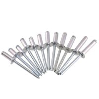 Aluminum Flat Countersink Head Pop Open Pull Blind Rivets Bolt Dropper Self-plugging Rivet Decoration Nail Blindniete