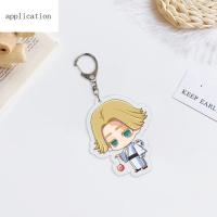 APPLICA Charm แฟชั่นโมเดลการ์ตูนของขวัญกุญแจที่ใส่กุญแจกระเป๋าเป้สะพายหลังเครื่องประดับพวงกุญแจอะนิเมะญี่ปุ่นพวงกุญแจโตเกียวที่ห้อยกระเป๋าสตางค์