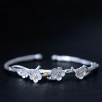 ☼♤﹊  Plum blossom hanfu 925 bracelet female girlfriend Chinese birthday 38 lady gift