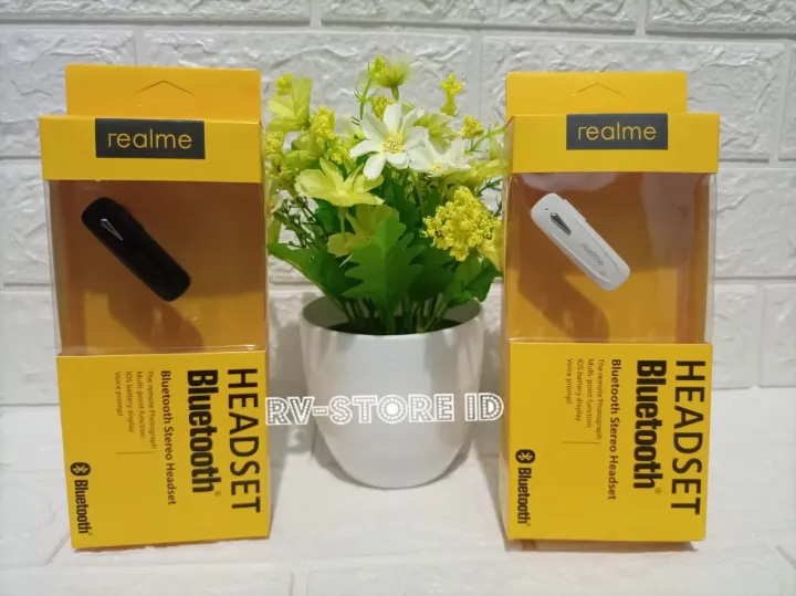 HEADSET BLUETOOTH REALME EXERCISE WITHFREEDOM.BISA CONECTED PADA 2