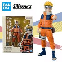 Bandai ต้นฉบับ S.h.figuarts SHF Uzumaki Naruto ชุดแบบสำเร็จรูปตุ๊กตาขยับแขนขาได้อะนิเมะของขวัญของเล่นแบบชุดสะสมหุ่นยนต์สำหรับเด็ก