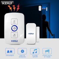 ○ KERUI M525 32 Songs Optional 500ft Door Chime Home Security Welcome Wireless Doorbell Smart Doorbell Alarm LED light