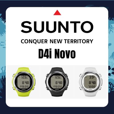 SUUNTO D4i NOVO DIVE COMPUTER SCUBA DIVING FREEDIVING BLACK / WHITE / LIME four dive modes (air, nitrox, freedive and gauge) as well as timer and watch functions