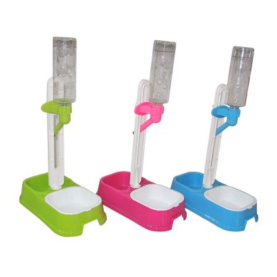 🥰ส่งฟรี CC PET FEEDER ที่ให้อาหาร สุนัข แมว ที่ให้น้ำ 2 IN 1 ขนาด 26*13*42 ซม. (รหัส 637-H)