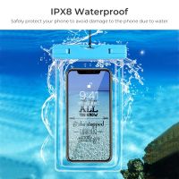 ✐ Universal Phone Case Waterproof Mobile Luminous Phone Bag Outdoor Sports Hanging Neck For iPhone Samsung waterproof phone case