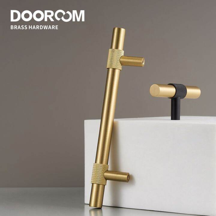 dooroom-brass-furniture-handles-modern-knurling-black-gold-pulls-wardrobe-dresser-cupboard-cabinet-drawer-shoe-box-knobs