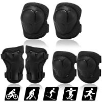 [Sell Well] เด็กรองเข่าชุด6in1GearKnee แผ่นข้อศอกเด็กแผ่นป้องกันความปลอดภัยสำหรับ Rollerblading ขี่จักรยานสเก็ต