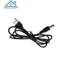อุปกรณ์เสริมสายไฟชาร์จแบบ USB เพื่อ DC5.5x2.1mm ตัวเชื่อมสายไฟมืออาชีพสำหรับโคมไฟตั้งโต๊ะอุปกรณ์ชาร์จ