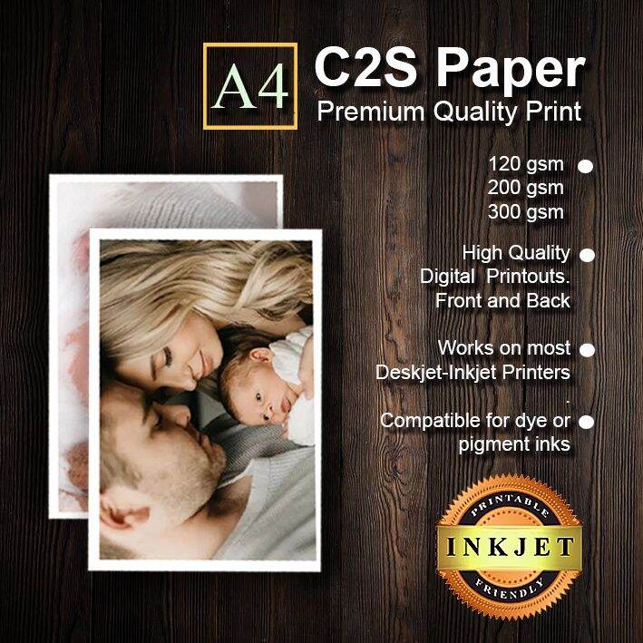 C2S (Inkjet) Magazine Flyers Catalog Invitation 120300gsm (A4