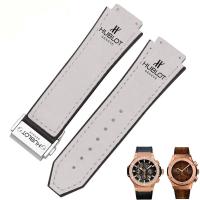 hot style genuine leather watch strap suitable for HUBLOT Big Bang mens silicone 26x19mm rubber