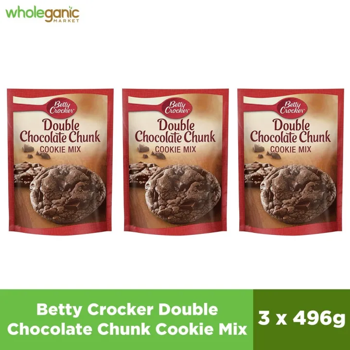 Betty Crocker Double Chocolate Chunk Cookie Mix 3 X 496g Chocolate Hair Lazada Ph 4090