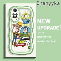 เคส Chenyyka สำหรับ Xiaomi Redmi Note 11 Pro Note 5G 11e Pro การ์ตูนทอยสตอรี่ Lightyear เส้นขอบสีครีมน่ารักเคสโทรศัพท์แบบใสครีมดีไซน์ใหม่เคสซิลิโคนโปร่งใสกันกระแทกฝาครอบป้องกันเลนส์กล้อง