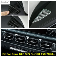 แผงควบคุมกลางเครื่องปรับอากาศ AC O Utlet Vent กรอบครอบตัดอุปกรณ์เสริมสำหรับ -Benz GLE GLS Gle320 450 2020 2021