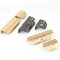 【LZ】▧✸❀  Elegant Leaf-Shaped Decorative Zinc Alloy Nordic Cabinet Knobs Wardrobe Drawer Pulls Kitchen Door Hidden Handles For Furniture