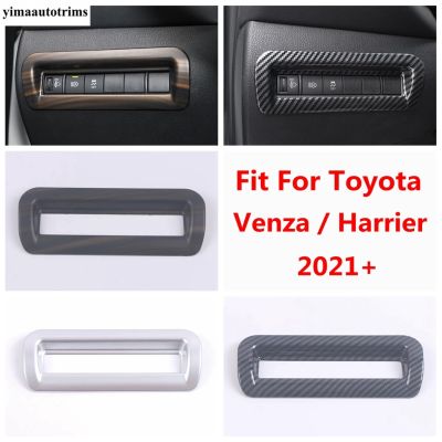 ₪ Headlight Headlamp Head Light Lamp Switch Button Panel Cover Trim For Toyota Venza / Harrier 2021 -2023 Car Accessories Interior