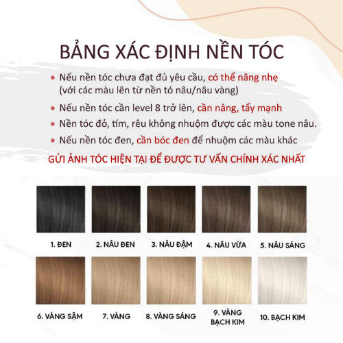 Sợ hại tóc khi nhuộm? Thanh công cụ sử dụng thuốc nhuộm chất lượng cao giúp bảo vệ tóc và còn tạo sắc màu tự nhiên trên mái tóc của bạn. Hãy để chúng tôi giúp bạn thay đổi phong cách một cách an toàn nhất!