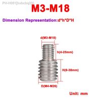 304 Stainless Steel / High Strength Alloy Steel Reducing Screw/ Thread Change-Over ScrewM3-M18