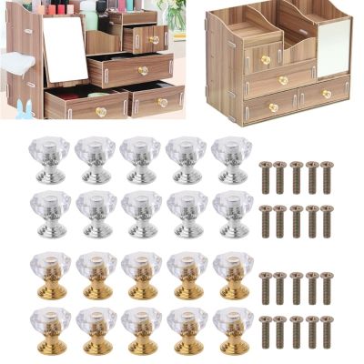 【CW】 10PC Glass Cabinet Knob Drawer Pull Handle Jewelry